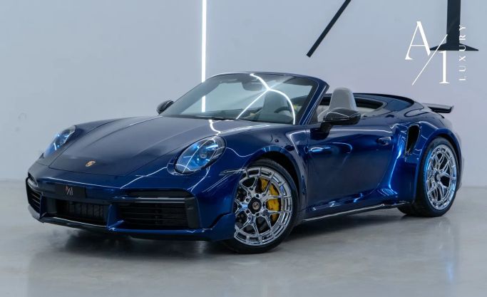 Подержанный Porsche 911 Turbo S VIII (992.1), 3.7 л, 2022 в Дубае от A1 Luxury Motors Синий цвет. GCC | AUTO.AE | Объявление #255668