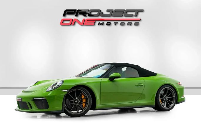 مستعملة ⁦Porsche 911 Speedster عملية فيس ليفت VII (991)، 4.0 l، 2020⁩ في في الإمارات, دبي من Project One Motors، اللون أخضر. مواصفات الخليج | AUTO.AE | إعلان #288437