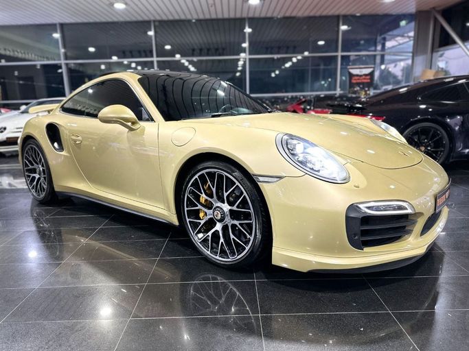 Подержанный ⁦Porsche 911 Turbo S VII (991.1), 3.8 л, 2014⁩ в ОАЭ, Дубай от Top Line Motors Золотистый цвет. GCC | AUTO.AE | Объявление #291562