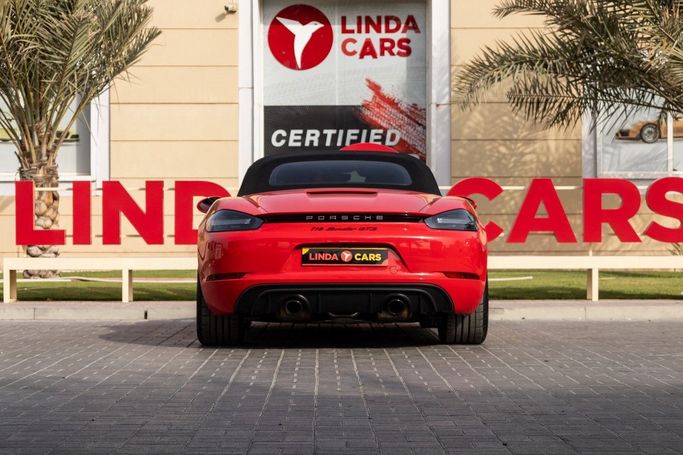 Used Porsche 718 Boxster GTS IV 718 (982), 4.0 l, 2023 in Dubai by Linda Cars, Red color. Korean Specs | AUTO.AE