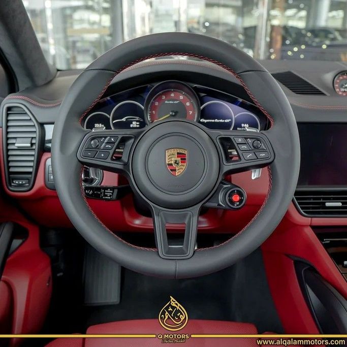 Новый Porsche Cayenne Turbo GT Coupé III, 4.0 л, 2022 в Дубае от Q Motors Белый цвет. Европейская | AUTO.AE