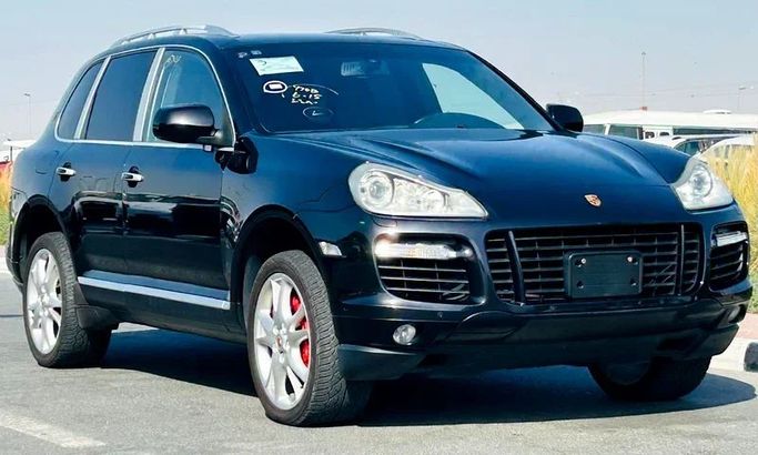 Подержанный Porsche Cayenne Turbo I Рестайлинг (957), 4.8 л, 2008 в Дубае от Mirza Automobile FZE Черный цвет. Японская | AUTO.AE