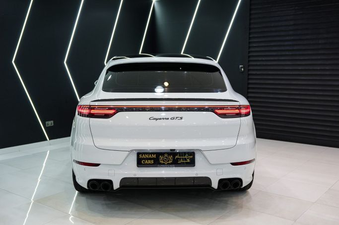 Used Porsche Cayenne GTS III, 4.0 l, 2021 in Dubai by Sanam Cars, White color. GCC Specs | AUTO.AE
