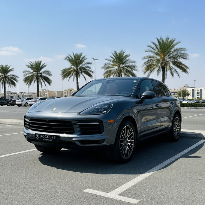 Новый Porsche Cayenne III, 3.0 л, 2021 в Дубае Серый цвет. Американская | AUTO.AE