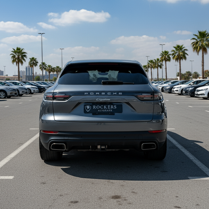 Новый Porsche Cayenne III, 3.0 л, 2021 в Дубае Серый цвет. Американская | AUTO.AE