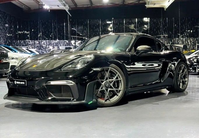Used Porsche Cayman GTS III 718 (982), 4.0 l, 2022 in Dubai by Zeus Motors, Black color. GCC Specs | AUTO.AE