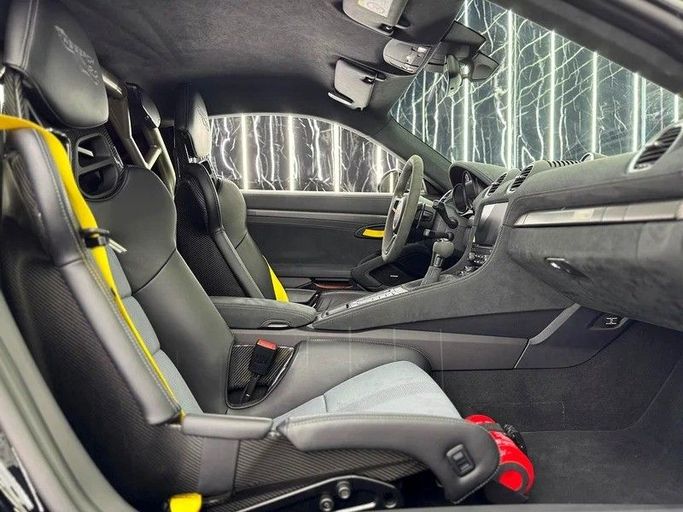 Used Porsche Cayman GTS III 718 (982), 4.0 l, 2022 in Dubai by Zeus Motors, Black color. GCC Specs | AUTO.AE