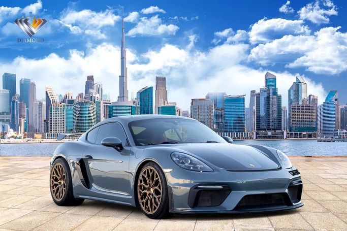 Used Porsche Cayman T III 718 (982), 2.0 l, 2018 in Dubai by Royal Diamond Motors, Grey color. GCC Specs | AUTO.AE