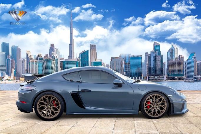 Used Porsche Cayman T III 718 (982), 2.0 l, 2018 in Dubai by Royal Diamond Motors, Grey color. GCC Specs | AUTO.AE