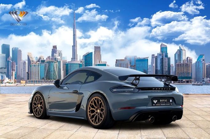 Used Porsche Cayman T III 718 (982), 2.0 l, 2018 in Dubai by Royal Diamond Motors, Grey color. GCC Specs | AUTO.AE