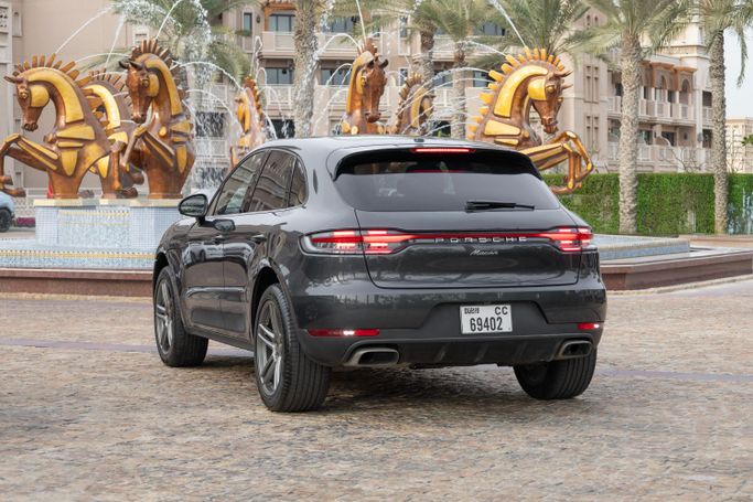 Porsche Macan GTS I Facelift 2, 2021 standard suv 5 dr. for rent in Dubai by Macan Luxury Motors, grey color | AUTO.AE
