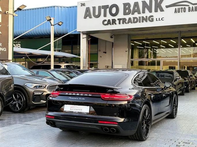 Used Porsche Panamera Turbo II, 4.0 l, 2017 in Dubai by Auto Bank Motors, Black color. Korean Specs | AUTO.AE