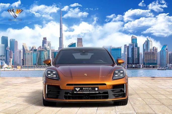 Used Porsche Panamera III, 2.9 l, 2025 in Dubai by Royal Diamond Motors, Golden color. GCC Specs | AUTO.AE