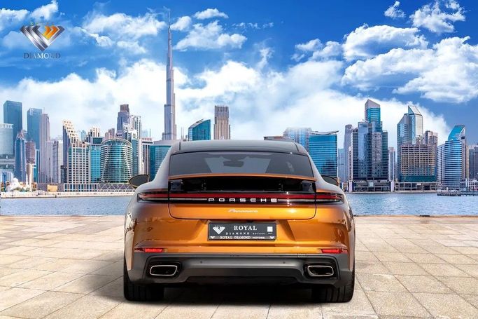 Used Porsche Panamera III, 2.9 l, 2025 in Dubai by Royal Diamond Motors, Golden color. GCC Specs | AUTO.AE