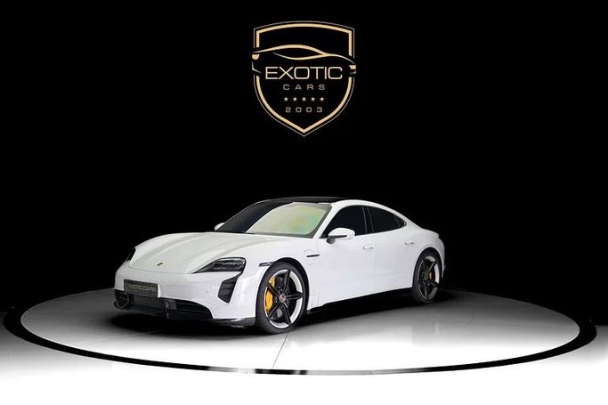 Used Porsche Taycan Turbo S Cross Turismo I, 2021 in Dubai by Exotic Cars, White color. GCC Specs | AUTO.AE