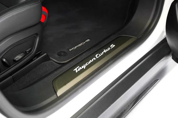 Used Porsche Taycan Turbo S Cross Turismo I, 2021 in Dubai by Exotic Cars, White color. GCC Specs | AUTO.AE