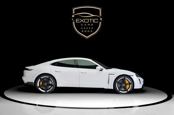 Used Porsche Taycan Turbo S Cross Turismo I, 2021 in Dubai by Exotic Cars, White color. GCC Specs | AUTO.AE
