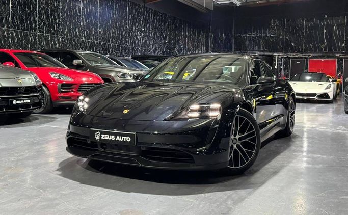 Used Porsche Taycan I, 2023 in Dubai by Zeus Motors, Black color. GCC Specs | AUTO.AE