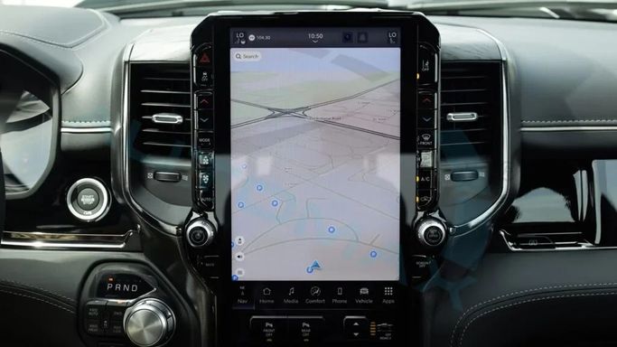 New RAM 1500 Crew Cab V Facelift, 3.0 l, 2025 in Dubai by Auto Max Group, Red color. GCC Specs | AUTO.AE