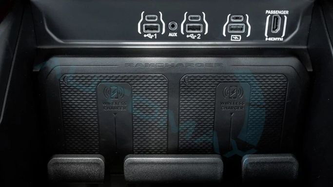 New RAM 1500 Crew Cab V Facelift, 3.0 l, 2025 in Dubai by Auto Max Group, Red color. GCC Specs | AUTO.AE