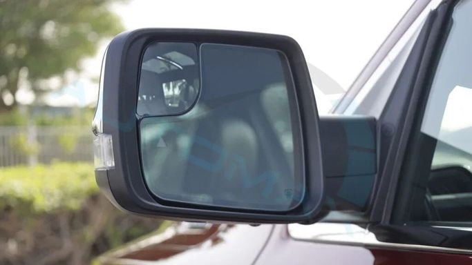 New RAM 1500 Crew Cab V Facelift, 3.0 l, 2025 in Dubai by Auto Max Group, Red color. GCC Specs | AUTO.AE