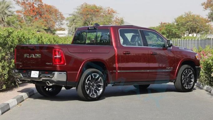 New RAM 1500 Crew Cab V Facelift, 3.0 l, 2025 in Dubai by Auto Max Group, Red color. GCC Specs | AUTO.AE
