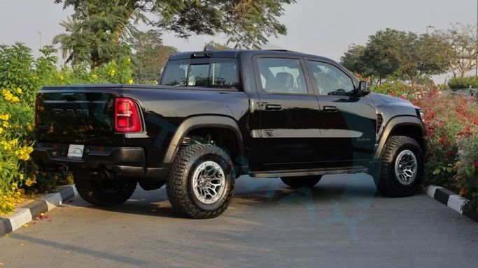 New RAM 1500 Crew Cab RHO V Facelift, 3.0 l, 2025 in Dubai by Auto Max Group, Black color. GCC Specs | AUTO.AE