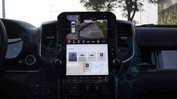 New RAM 1500 Crew Cab RHO V Facelift, 3.0 l, 2025 in Dubai by Auto Max Group, Black color. GCC Specs | AUTO.AE