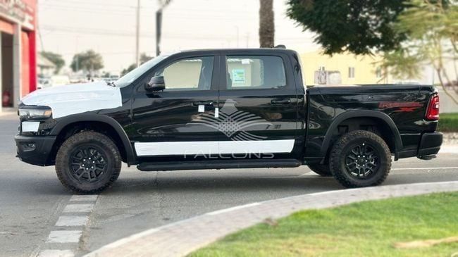 New RAM 1500 Crew Cab V Facelift, 3.0 l, 2025 in Dubai by Falcons GT Motors FZCO, Black color. GCC Specs | AUTO.AE