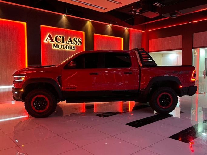 Used RAM 1500 Crew Cab TRX V, 6.2 l, 2024 in Dubai by A Class Motors, Red color.  | AUTO.AE