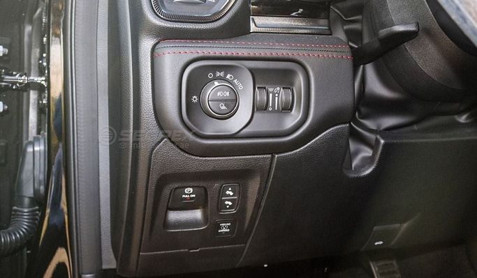 New RAM 1500 Crew Cab RHO V Facelift, 3.0 l, 2025 in Dubai by Segrex Auto, Black color. GCC Specs | AUTO.AE