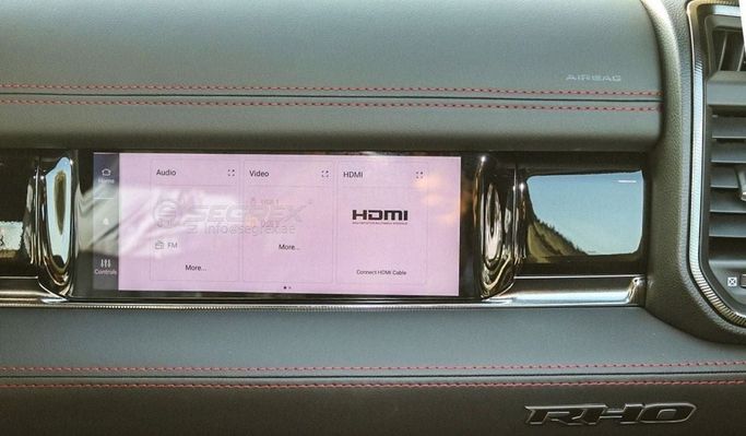 New RAM 1500 Crew Cab RHO V Facelift, 3.0 l, 2025 in Dubai by Segrex Auto, Black color. GCC Specs | AUTO.AE