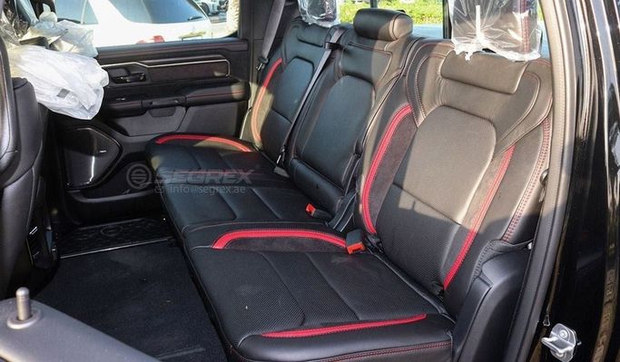 New RAM 1500 Crew Cab RHO V Facelift, 3.0 l, 2025 in Dubai by Segrex Auto, Black color. GCC Specs | AUTO.AE