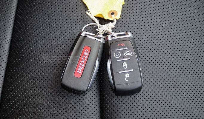 New RAM 1500 Crew Cab RHO V Facelift, 3.0 l, 2025 in Dubai by Segrex Auto, Black color. GCC Specs | AUTO.AE