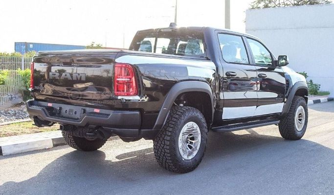 New RAM 1500 Crew Cab RHO V Facelift, 3.0 l, 2025 in Dubai by Segrex Auto, Black color. GCC Specs | AUTO.AE