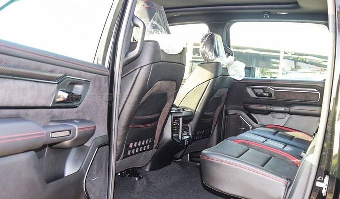 New RAM 1500 Crew Cab RHO V Facelift, 3.0 l, 2025 in Dubai by Segrex Auto, Black color. GCC Specs | AUTO.AE