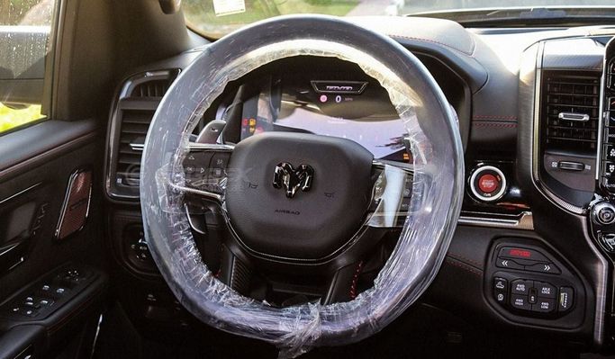 New RAM 1500 Crew Cab RHO V Facelift, 3.0 l, 2025 in Dubai by Segrex Auto, Black color. GCC Specs | AUTO.AE