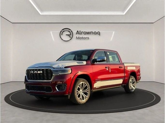 Новый RAM 1500 V Рестайлинг, 3.0 л, 2025 в Дубае от Al Rawnaq Motors  Красный цвет. GCC | AUTO.AE