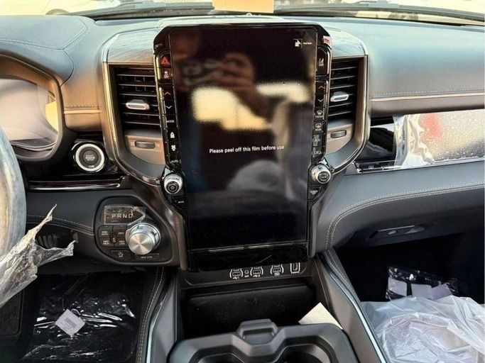 New RAM 1500 V Facelift, 3.0 l, 2025 in Dubai by Al Rawnaq Motors , Black color. GCC Specs | AUTO.AE