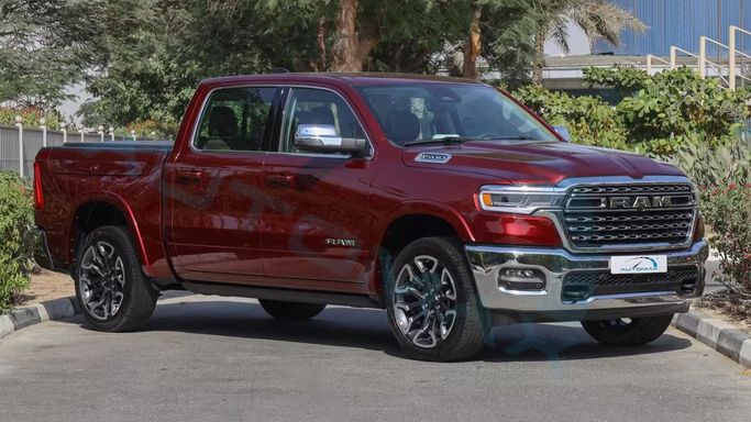 New RAM 1500 Crew Cab V Facelift, 3.0 l, 2026 in Dubai by Automax®, Burgundy color.  | AUTO.AE | Listing #269875