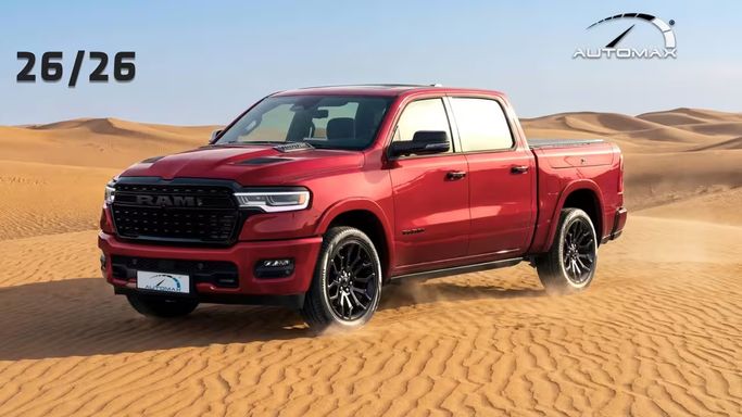 New RAM 1500 Crew Cab V Facelift, 3.0 l, 2026 in Dubai by Automax®, Red color.  | AUTO.AE | Listing #269946