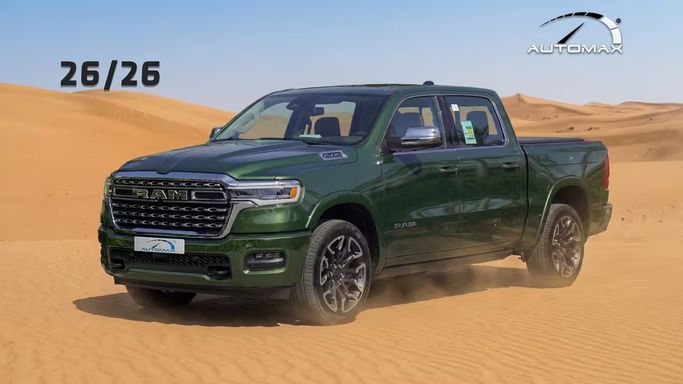 New RAM 1500 Crew Cab V Facelift, 3.0 l, 2026 in Dubai by Automax®, Green color.  | AUTO.AE | Listing #269954