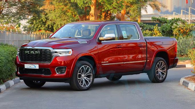 New RAM 1500 Crew Cab V Facelift, 3.0 l, 2026 in Dubai by Automax®, Red color.  | AUTO.AE | Listing #270650