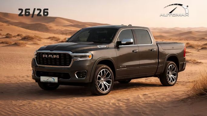 New RAM 1500 Crew Cab V Facelift, 3.0 l, 2026 in Dubai by Automax®, Black color.  | AUTO.AE | Listing #270656