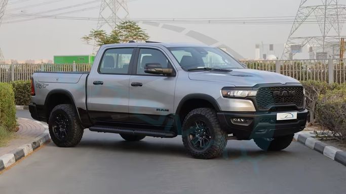 New RAM 1500 Crew Cab V Facelift, 3.0 l, 2026 in Dubai by Automax®, Grey color.  | AUTO.AE | Listing #270662