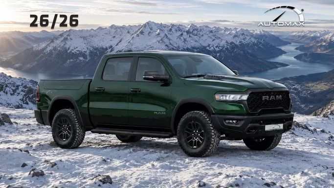 New RAM 1500 Crew Cab V Facelift, 3.0 l, 2026 in Dubai by Automax®, Green color. Other | AUTO.AE | Listing #270700