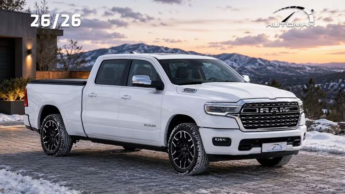 Новый RAM 1500 Crew Cab V (DT) Рестайлинг, 3.0 л, 2026 в Дубае от Automax® Белый цвет.  | AUTO.AE | Объявление #270741