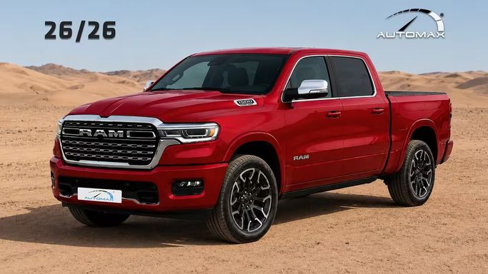 Новый RAM 1500 Crew Cab V (DT) Рестайлинг, 3.0 л, 2026 в Дубае от Automax® Красный цвет.  | AUTO.AE | Объявление #270768