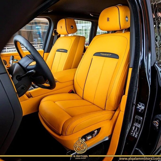 New Rolls-Royce Cullinan Mansory I, 6.8 l, 2023 in Dubai by Q Motors, Black color. European Specs | AUTO.AE