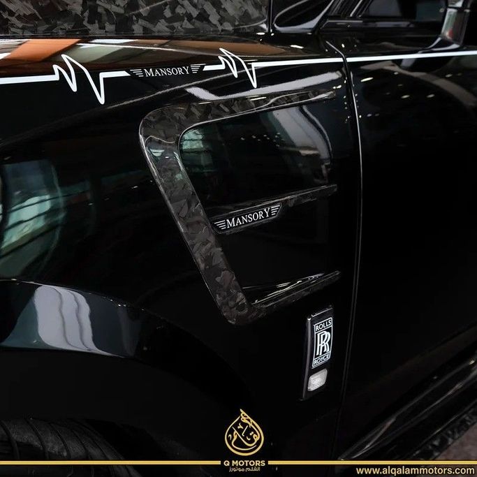 Used Rolls-Royce Cullinan Mansory I, 6.8 l, 2023 in Dubai by Q Motors, Black color. European Specs | AUTO.AE